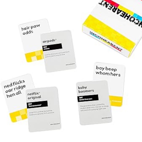 Incohearent by What Do You Meme? Board Game Family Time Holiday Party Sleepover - Picture 7 of 10